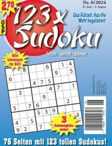 123 x Sudoku – Nr 6 2024