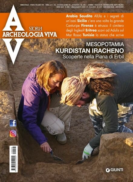 Archeologia Viva – Luglio-Agosto 2024