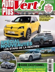 Auto Plus Vert — Juillet-Aout-Septembre 2024