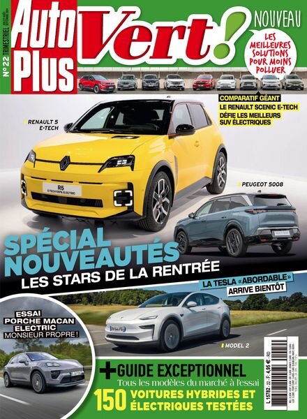 Auto Plus Vert – Juillet-Aout-Septembre 2024