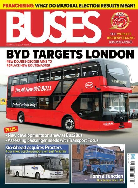 Buses Magazine — Issue 832 — July 2024