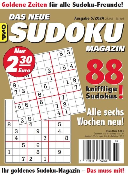 Das Neue Sudoku — Nr 5 2024