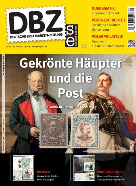 Deutsche Briefmarken-Zeitung – 10 Juni 2024