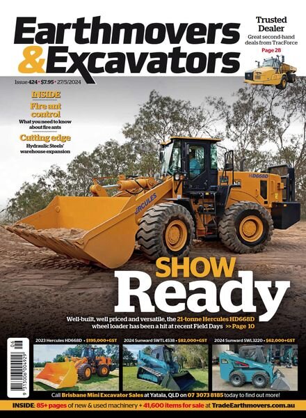 Earthmovers & Excavators – Issue 424 – May 2024