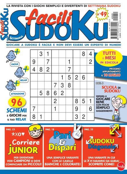 Facili Sudoku – Giugno 2024