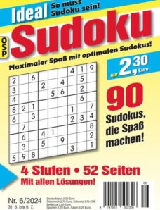 Ideal Sudoku — Nr 6 2024