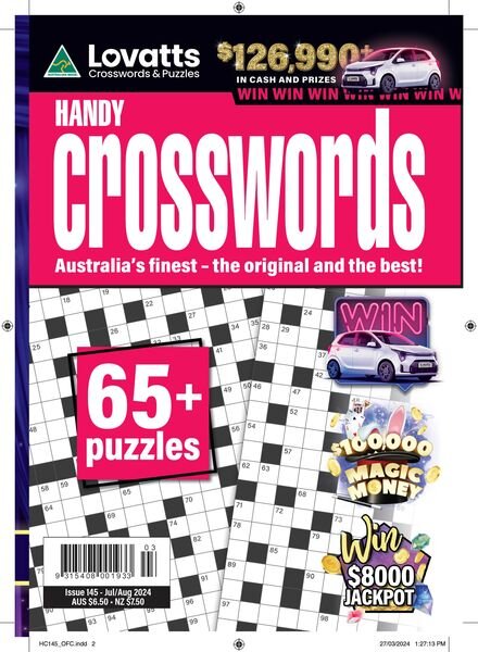 Lovatts Handy Crosswords — Issue 145 2024