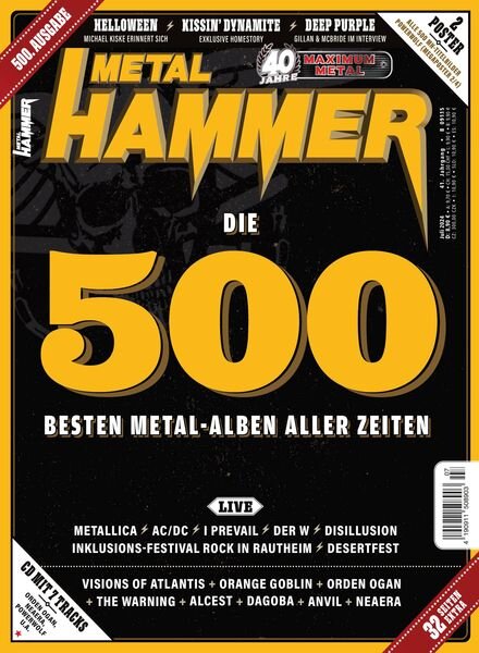 Metal Hammer Germany — Juli 2024