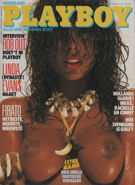 Playboy Netherlands — August 1986