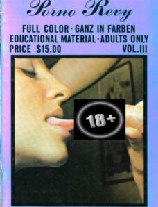Porno Revy — Vol III 1970