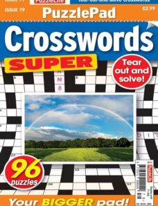 PuzzleLife PuzzlePad Crosswords Super – Issue 79 2024