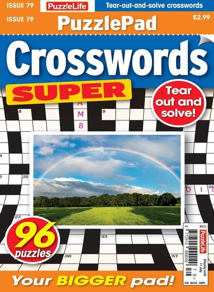 PuzzleLife PuzzlePad Crosswords Super — Issue 79 2024