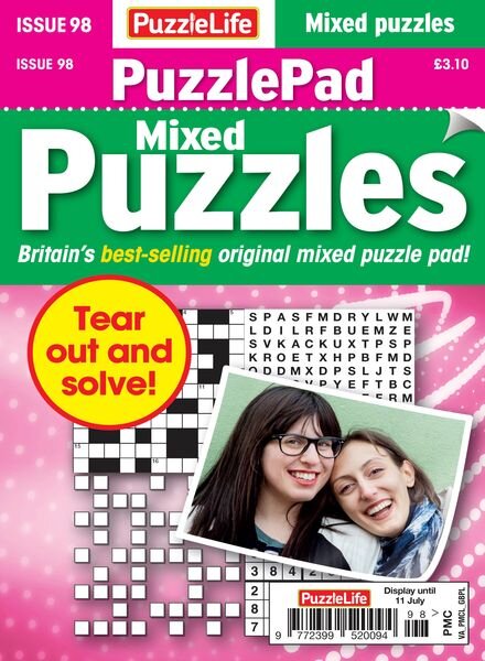 PuzzleLife PuzzlePad Puzzles — June 2024