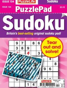 PuzzleLife PuzzlePad Sudoku — Issue 104 2024