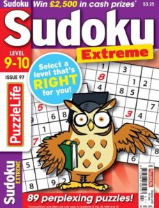 PuzzleLife Sudoku Extreme — Issue 97 — June 2024