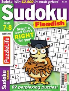 PuzzleLife Sudoku Fiendish — Issue 98 — June 2024