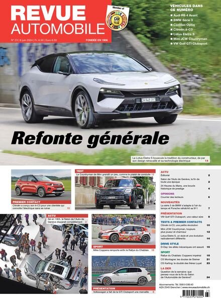 Revue Automobile — 6 Juin 2024