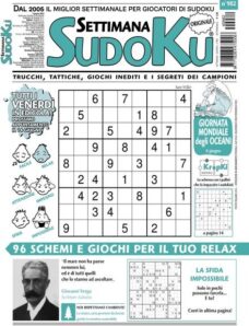 Settimana Sudoku — 7 Giugno 2024