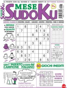 Settimana Sudoku Mese — Giugno 2024