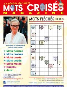 Mots Croises Magazine – 20 Juin 2024