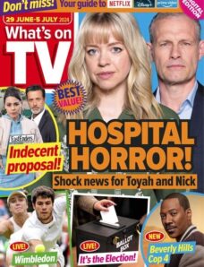 What’s on TV – 29 June 2024