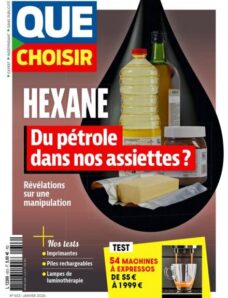 Que Choisir – Janvier 2026
