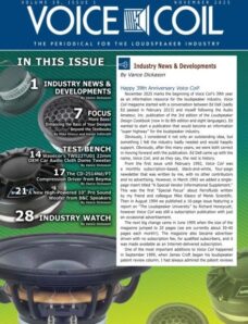 Voice Coil Magazine – November 2025