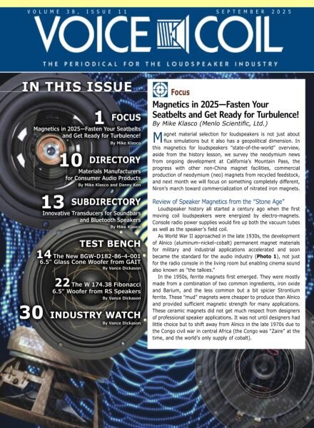Voice Coil Magazine – September 2025
