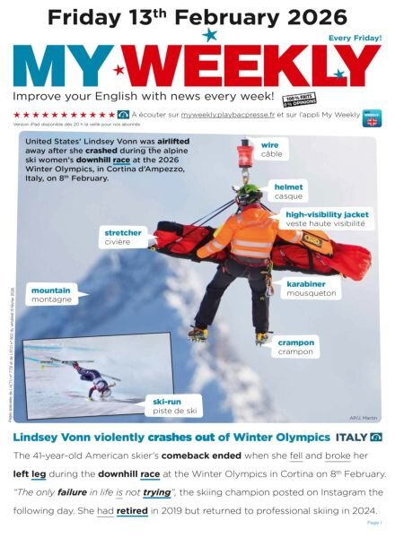 My Weekly fr – 13 Fevrier 2026