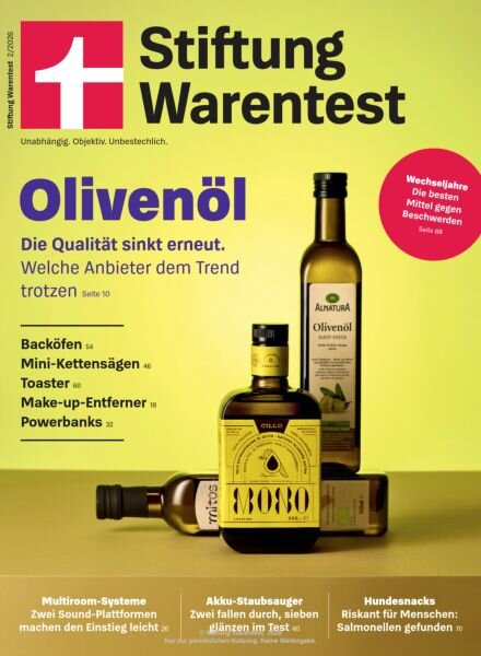 Stiftung Warentest Test – Februar 2026