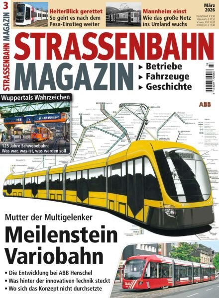 Strassenbahn Magazin – Marz 2026