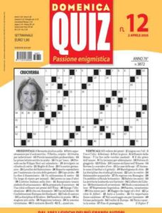 Domenica Quiz – 2 Aprile 2026