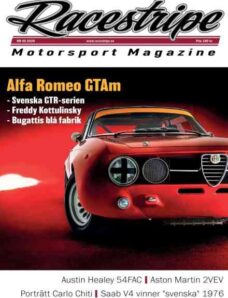 Racestripe Magazine – 21 Mars 2026