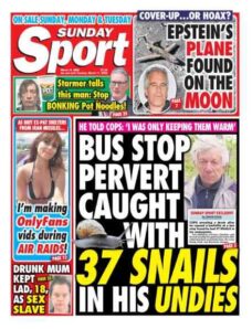 Sunday Sport – 15 March 2026