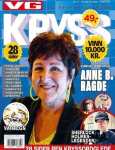 VG Kryssord – 23 Mars 2026