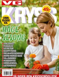 VG Kryssord – 9 Mars 2026