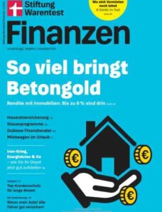 Stiftung Warentest Finanzen – Mai 2026