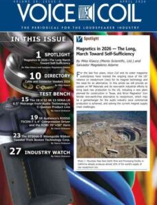 Voice Coil Magazine – April 2026