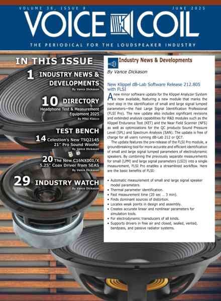 Voice Coil Magazine – June 2025