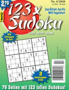 123 x Sudoku – Nr 4 2026