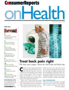 Consumer Reports on Health – April 2015
