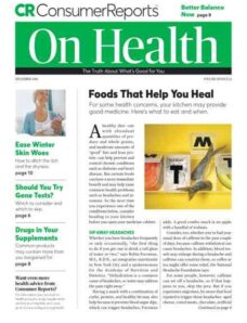 Consumer Reports on Health – December 2016