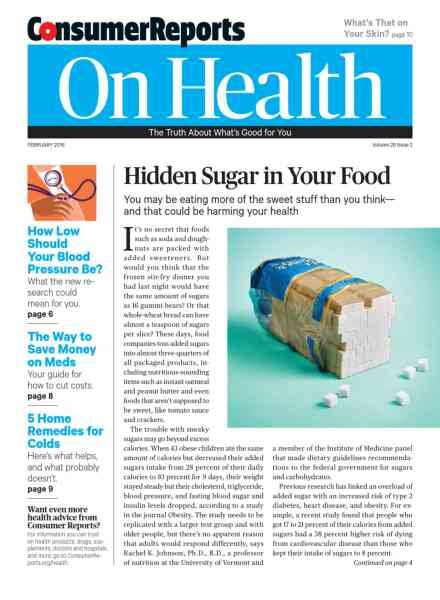 Consumer Reports on Health – February 2016