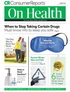 Consumer Reports on Health — January 2018