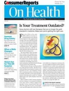 Consumer Reports on Health – June 2016