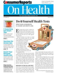 Consumer Reports on Health – September 2015