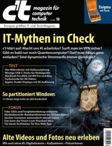 c’t Magazin Fur Computertechnik – 02 Mai 2026
