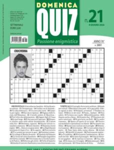 Domenica Quiz – 4 Giugno 2026