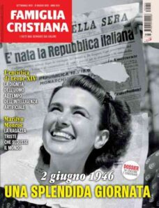 Famiglia Cristiana – 31 Maggio 2026