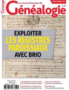 La Revue francaise de Genealogie – Juin-Juillet 2026